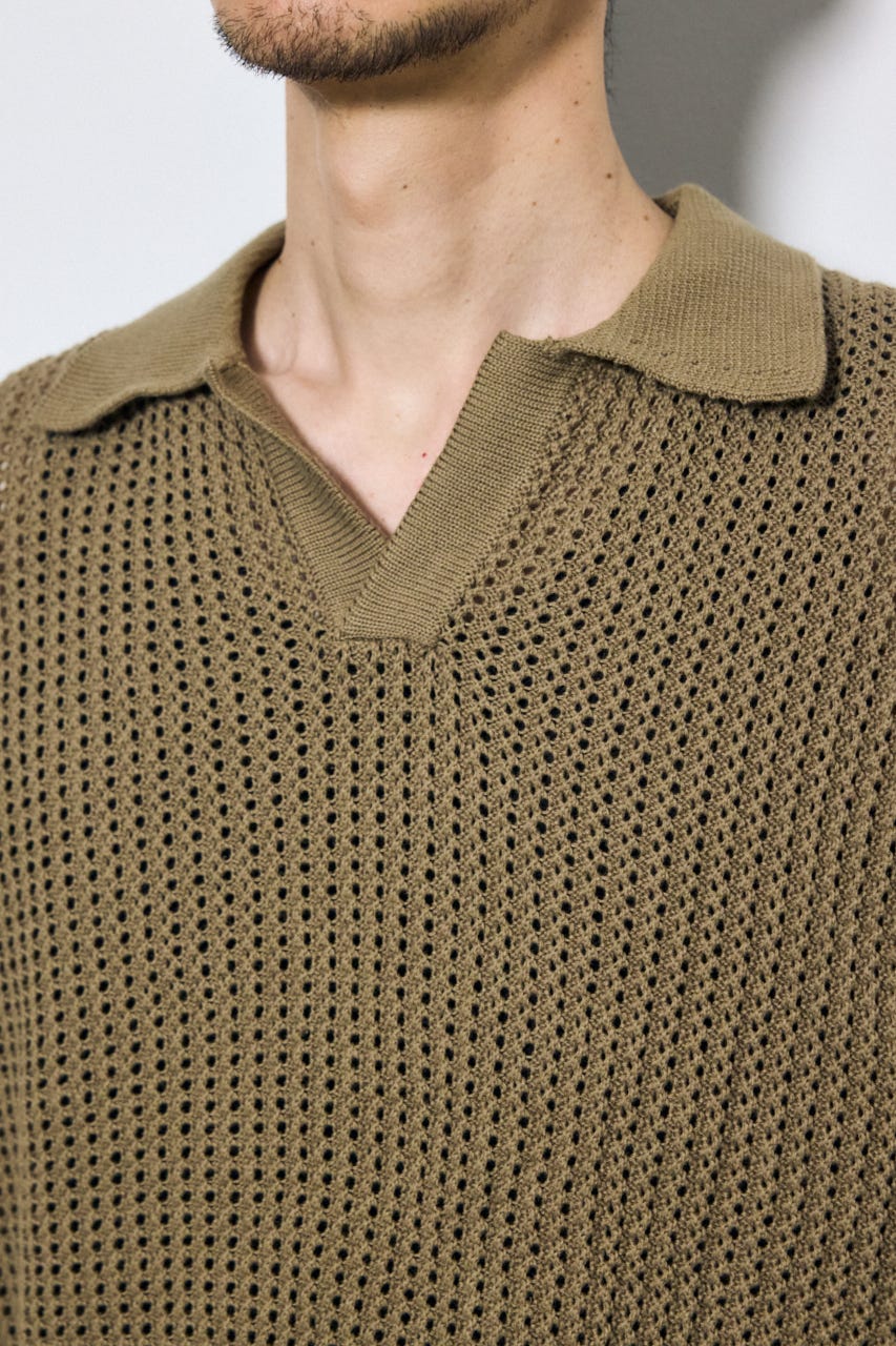 メッシュスキッパーポロシャツ L/KHA L