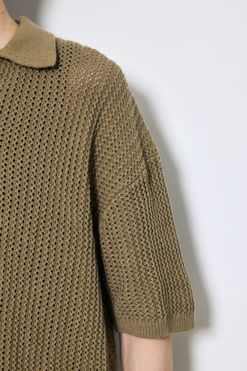 メッシュスキッパーポロシャツ L/KHA L