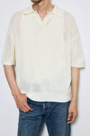 メッシュスキッパーポロシャツ