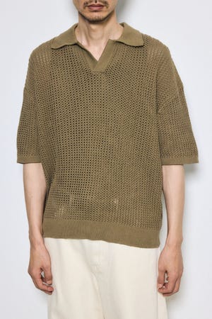 メッシュスキッパーポロシャツ