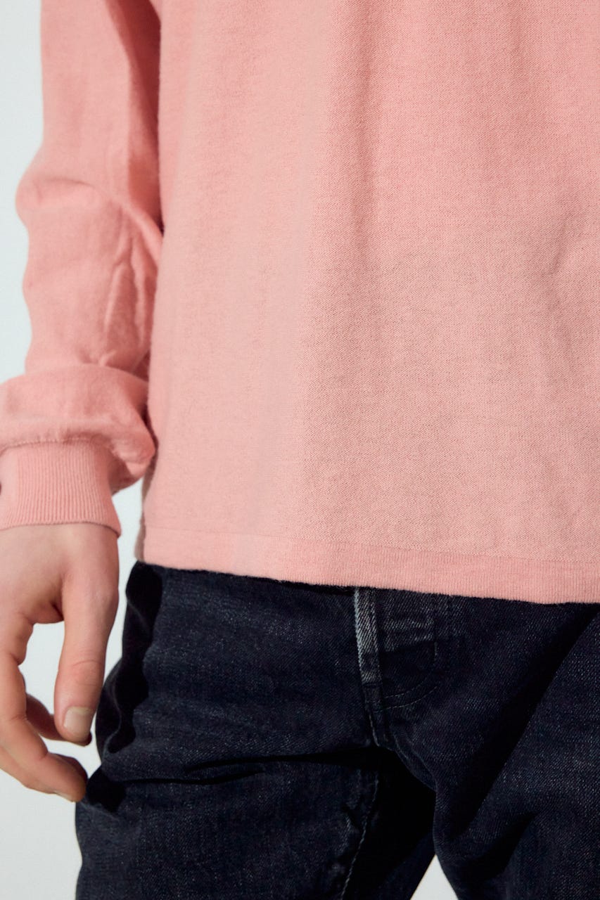 カシミヤミックスニットトップス L/PNK M