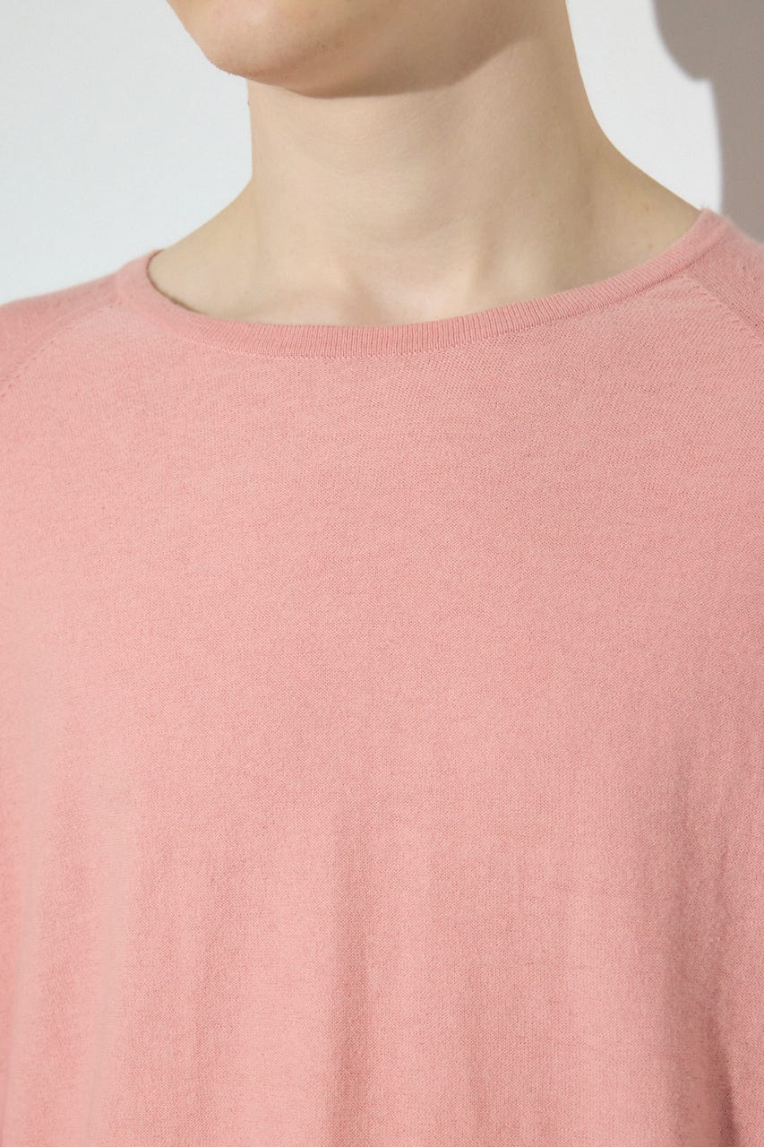 カシミヤミックスニットトップス L/PNK M