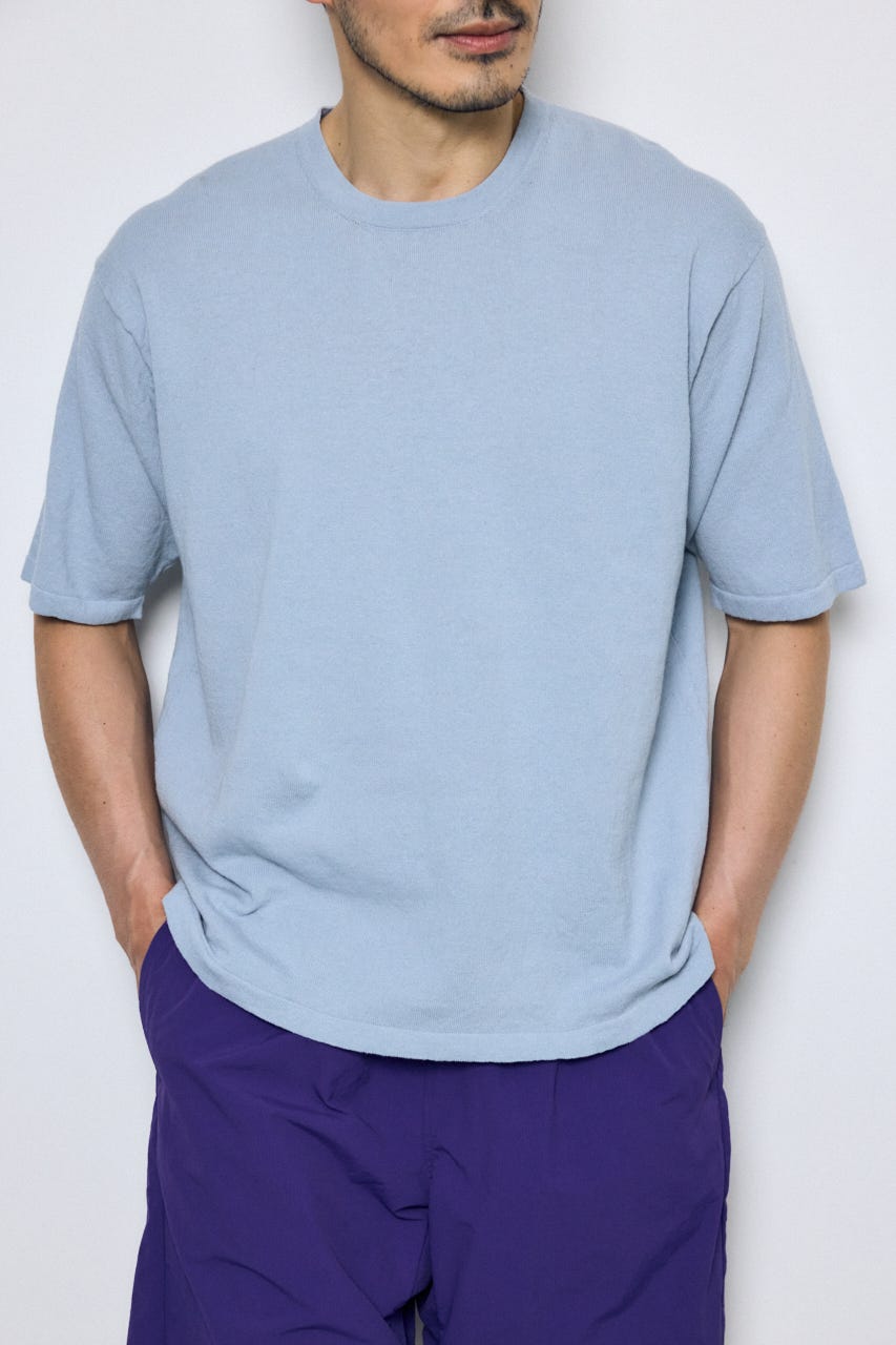 AZUL BY MOUSSY | リネンブレンドニットTシャツ (ニット ) |SHEL'TTER