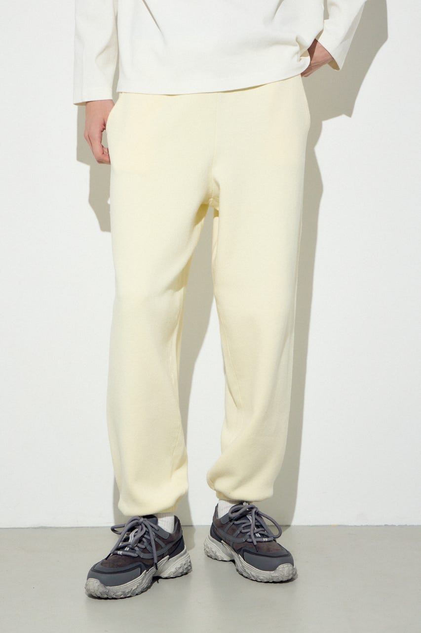 ハイゲージニットパンツ O/WHT M