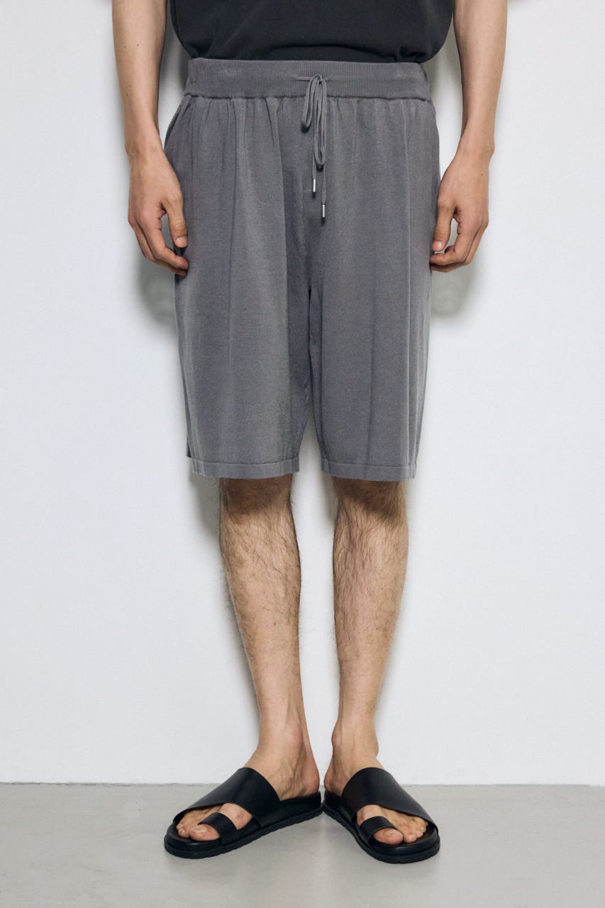 リラックスニットショートパンツ GRY M