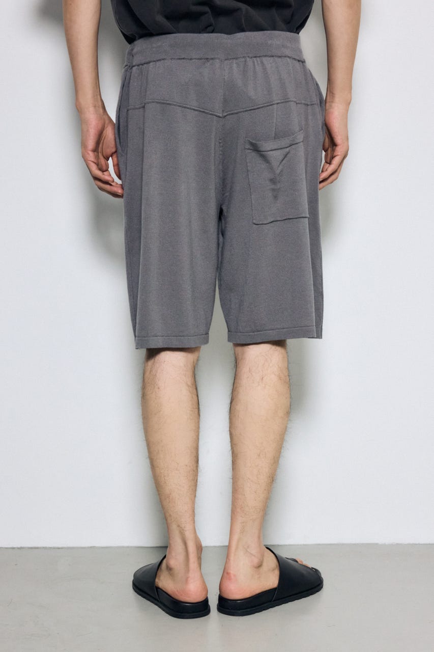 リラックスニットショートパンツ GRY M