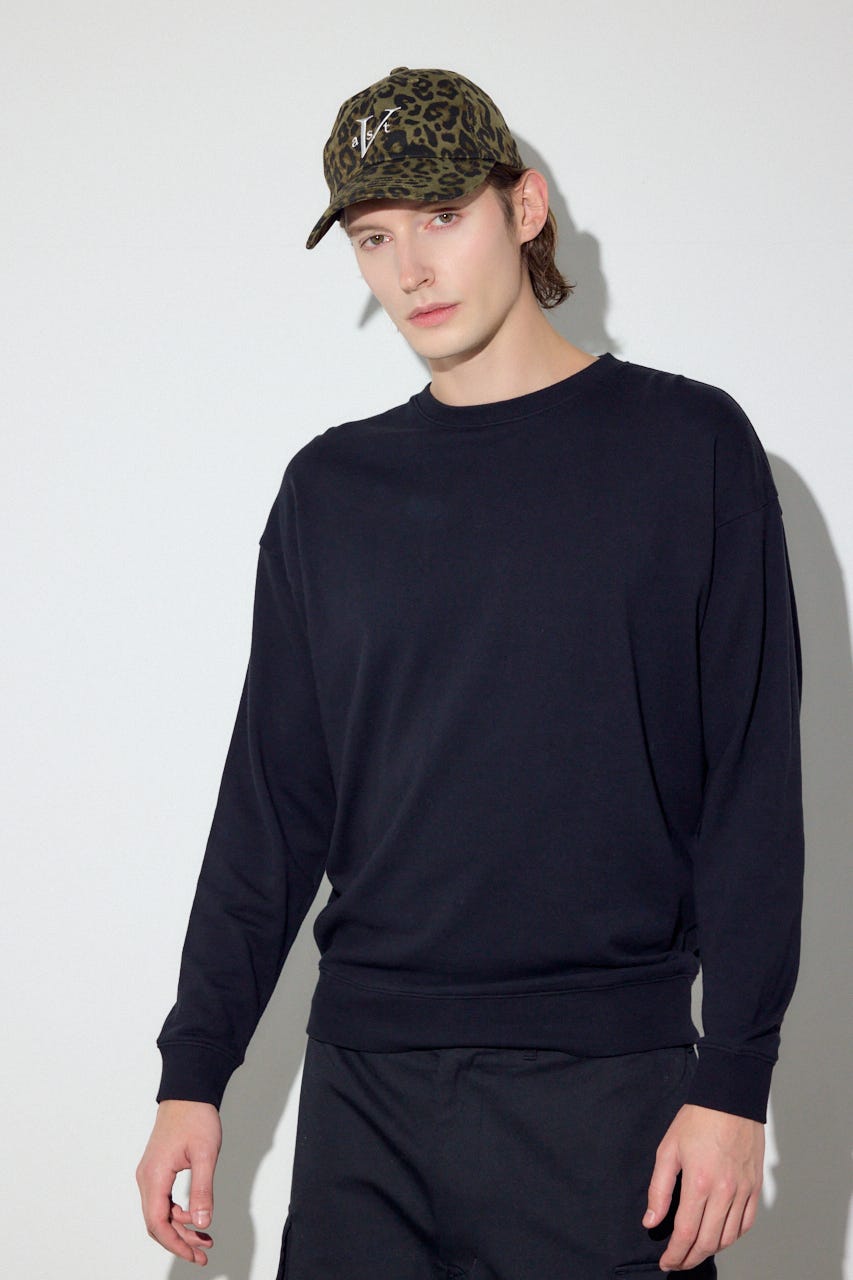 ミニ裏毛C/Nトップス BLK XL