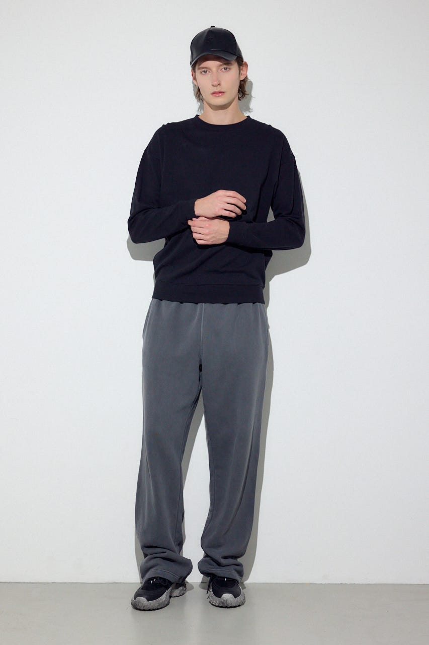 ミニ裏毛C/Nトップス BLK XL