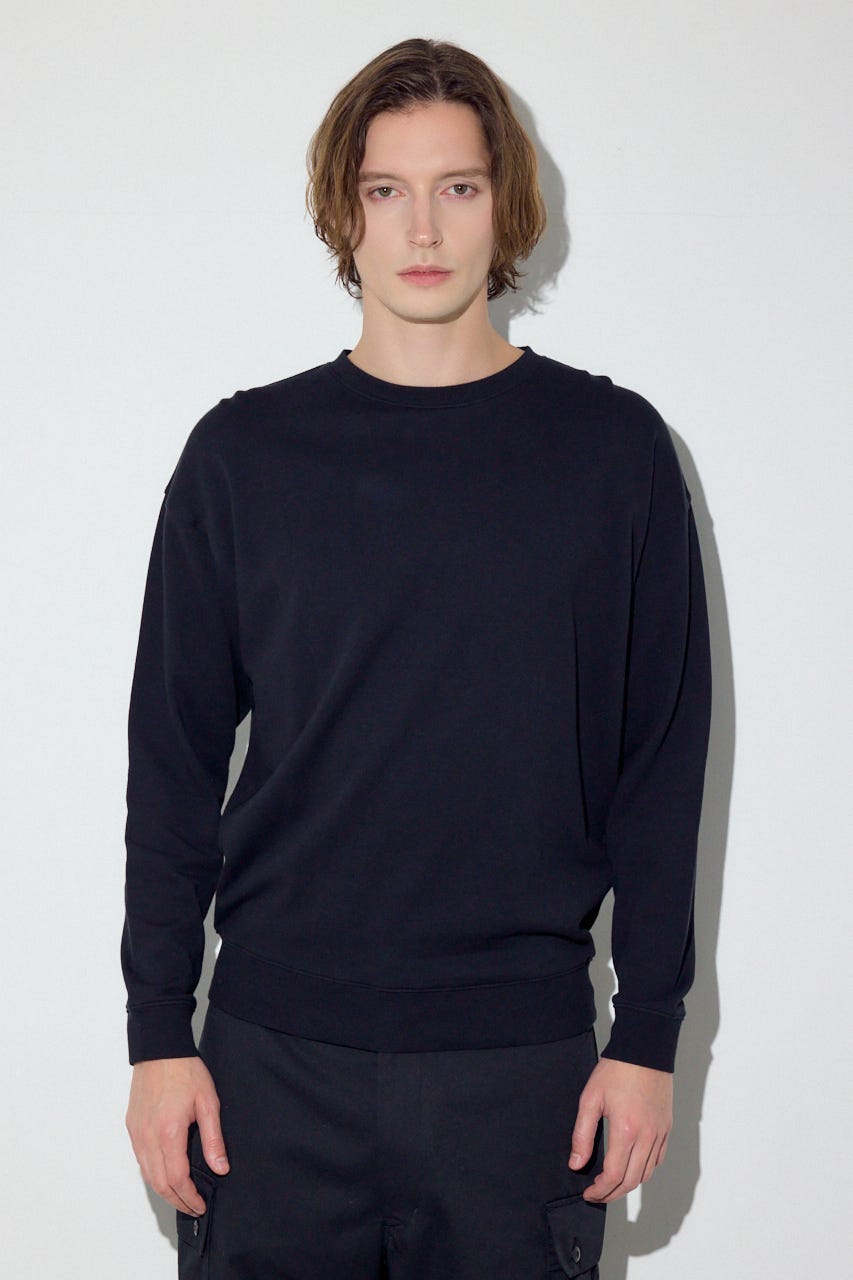 ミニ裏毛C/Nトップス BLK XL