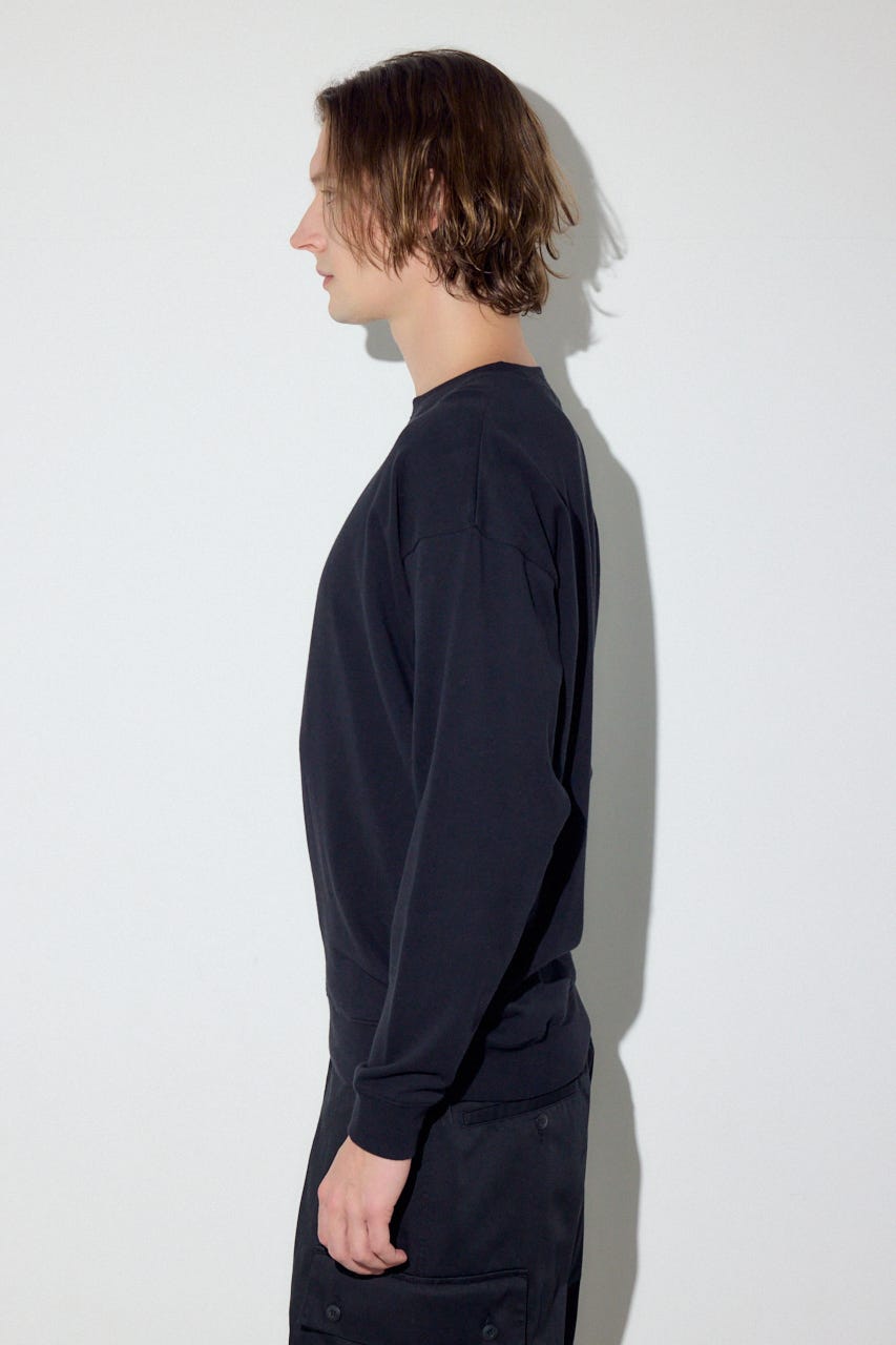 ミニ裏毛C/Nトップス BLK XL