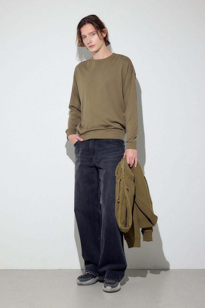 ミニ裏毛C/Nトップス KHA XL