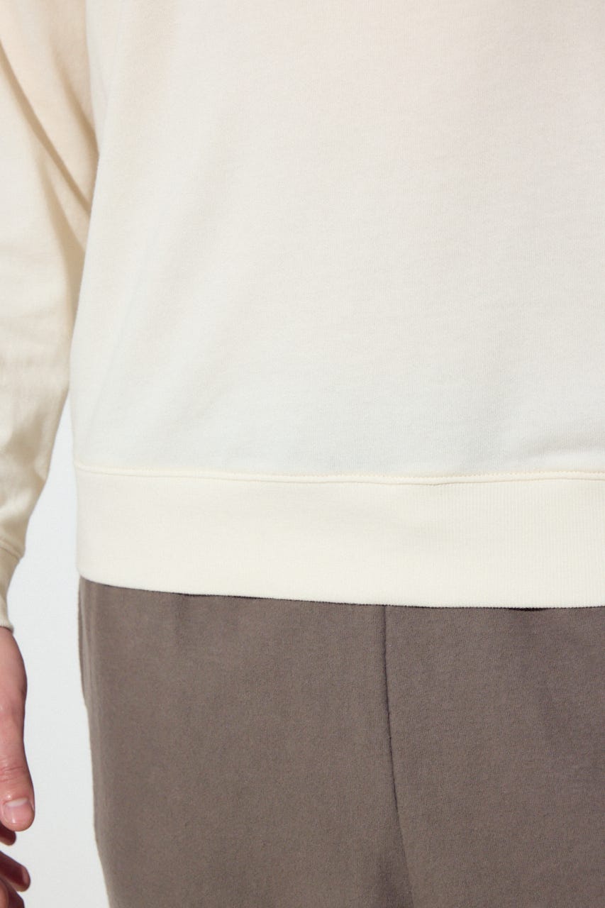 ミニ裏毛C/Nトップス O/WHT XL