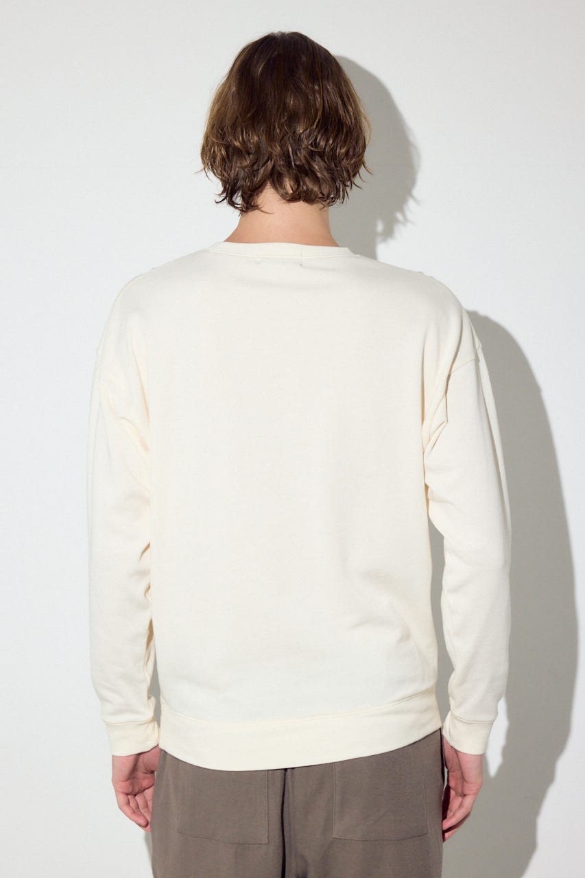 ミニ裏毛C/Nトップス O/WHT XL