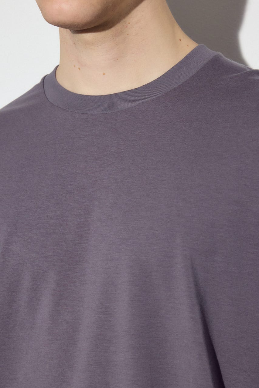 【SS先行アイテム】スムースタッチ長袖トップス L/BLK S