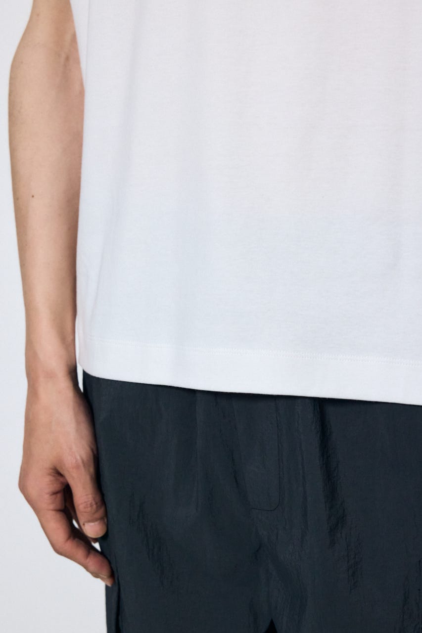 超長綿フライスC/NTEE WHT L