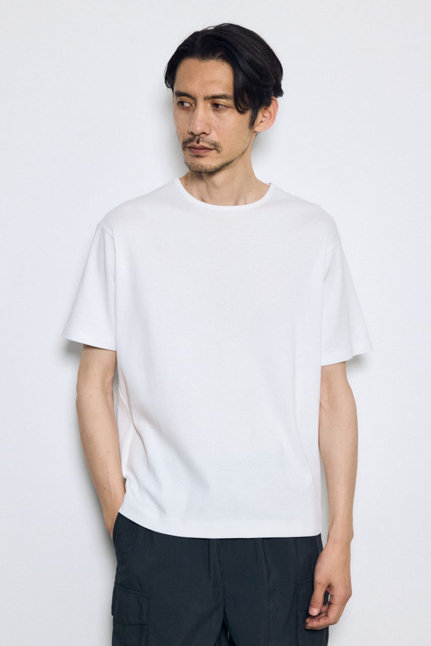 超長綿フライスC/NTEE WHT L