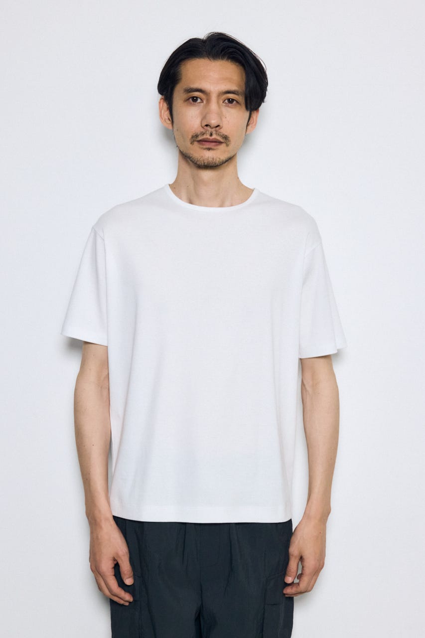 超長綿フライスC/NTEE WHT L