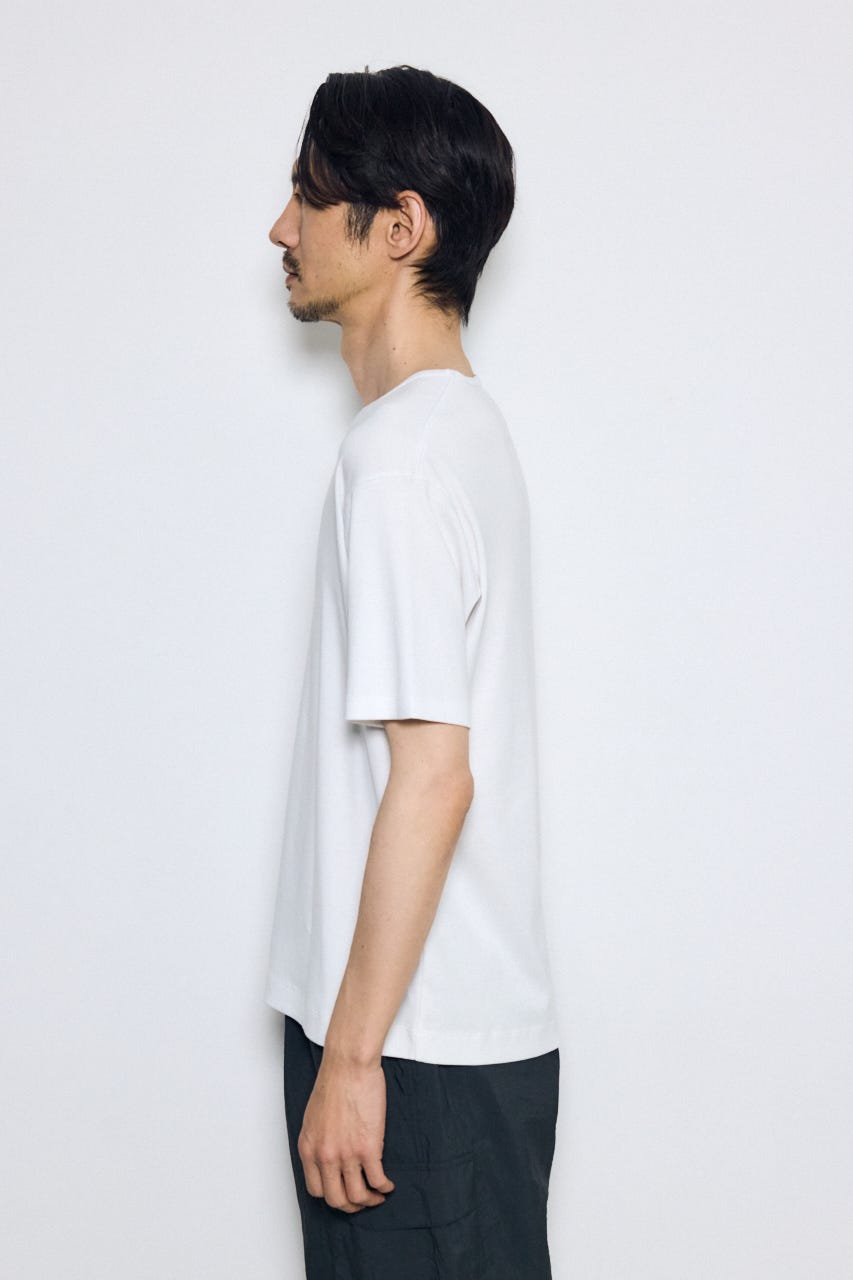 超長綿フライスC/NTEE WHT L