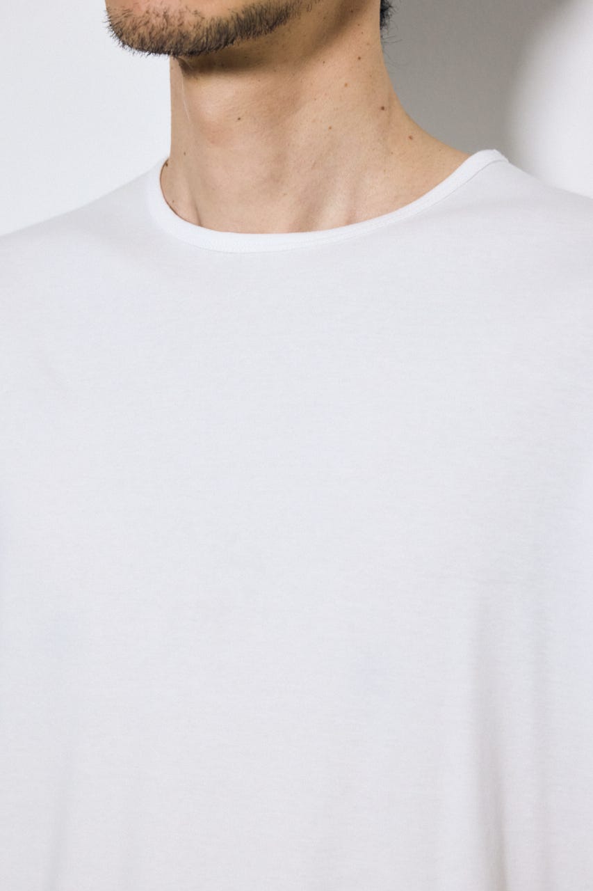 超長綿フライスC/NTEE WHT L