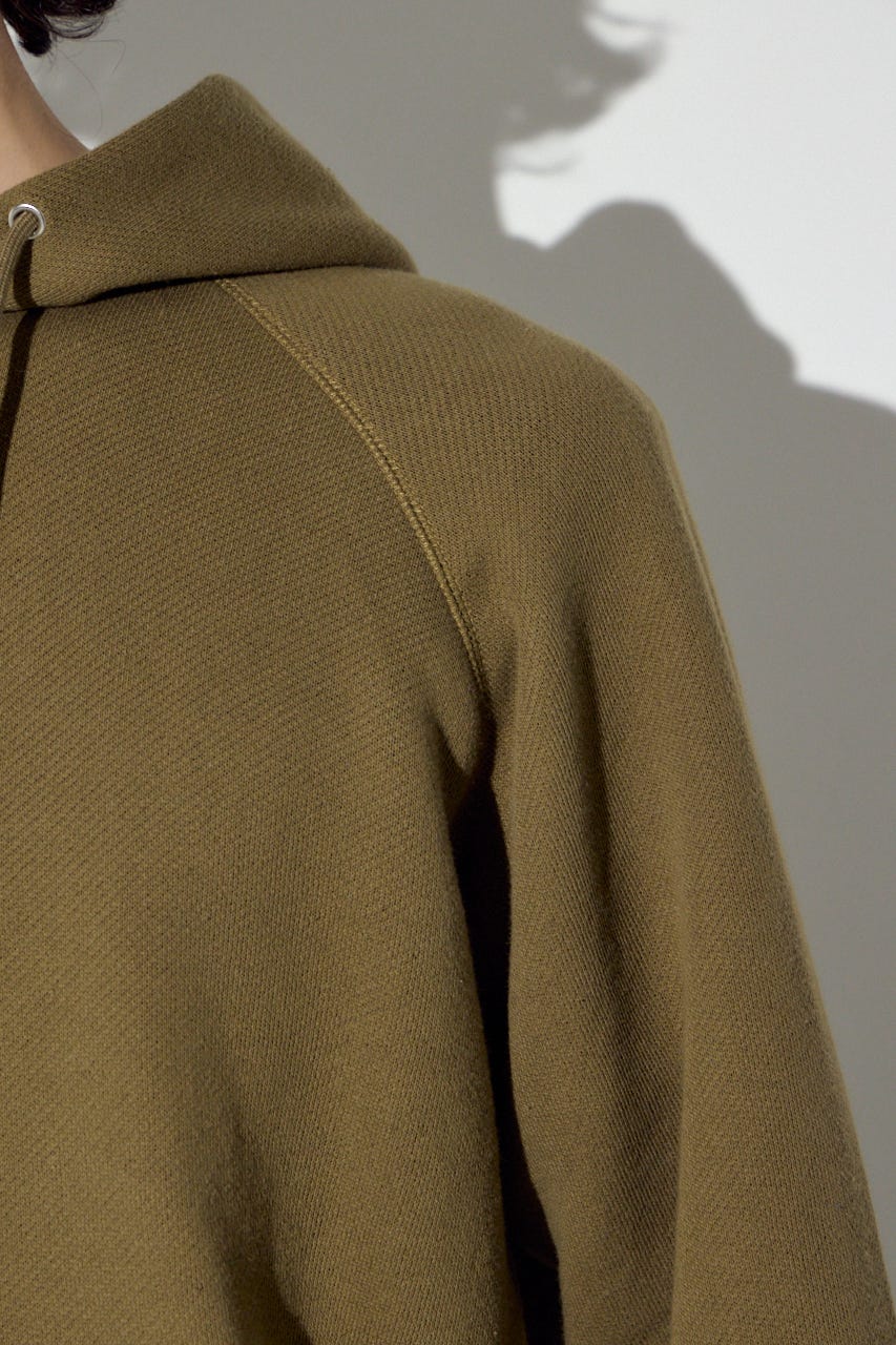 裏毛ジップアップパーカー D/KHA L