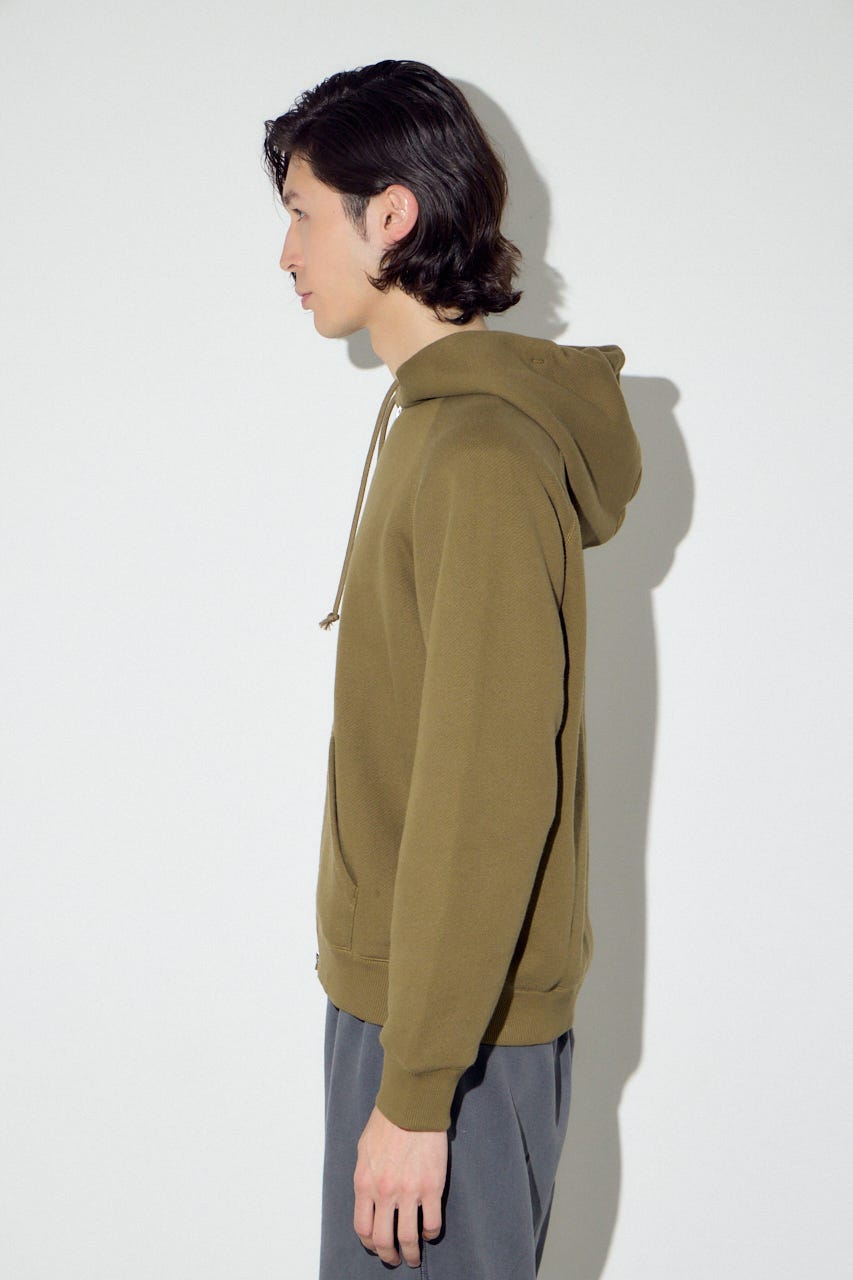 裏毛ジップアップパーカー D/KHA L