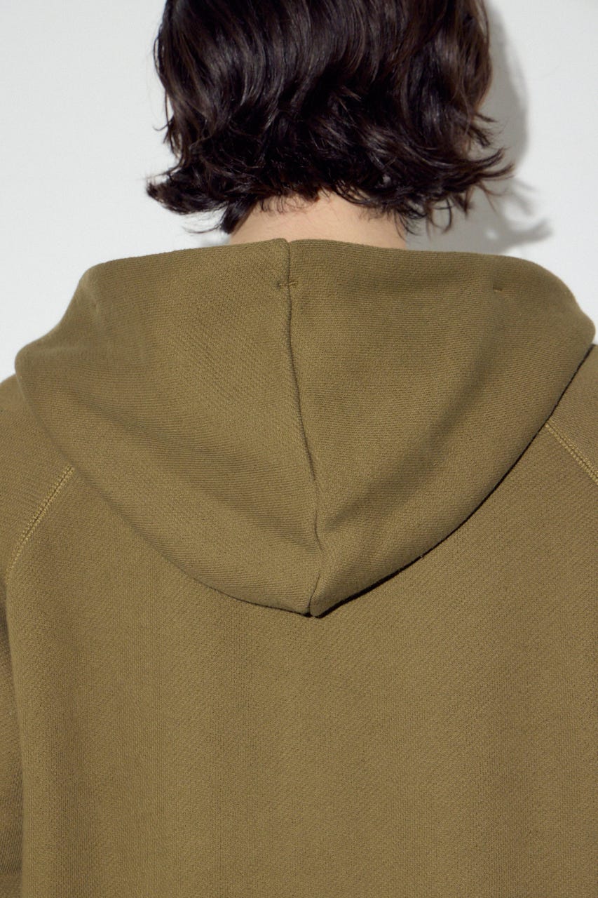 裏毛ジップアップパーカー D/KHA L