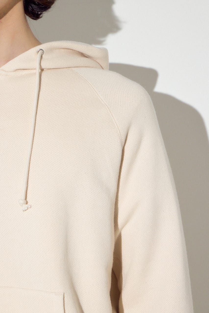 裏毛ジップアップパーカー IVOY L