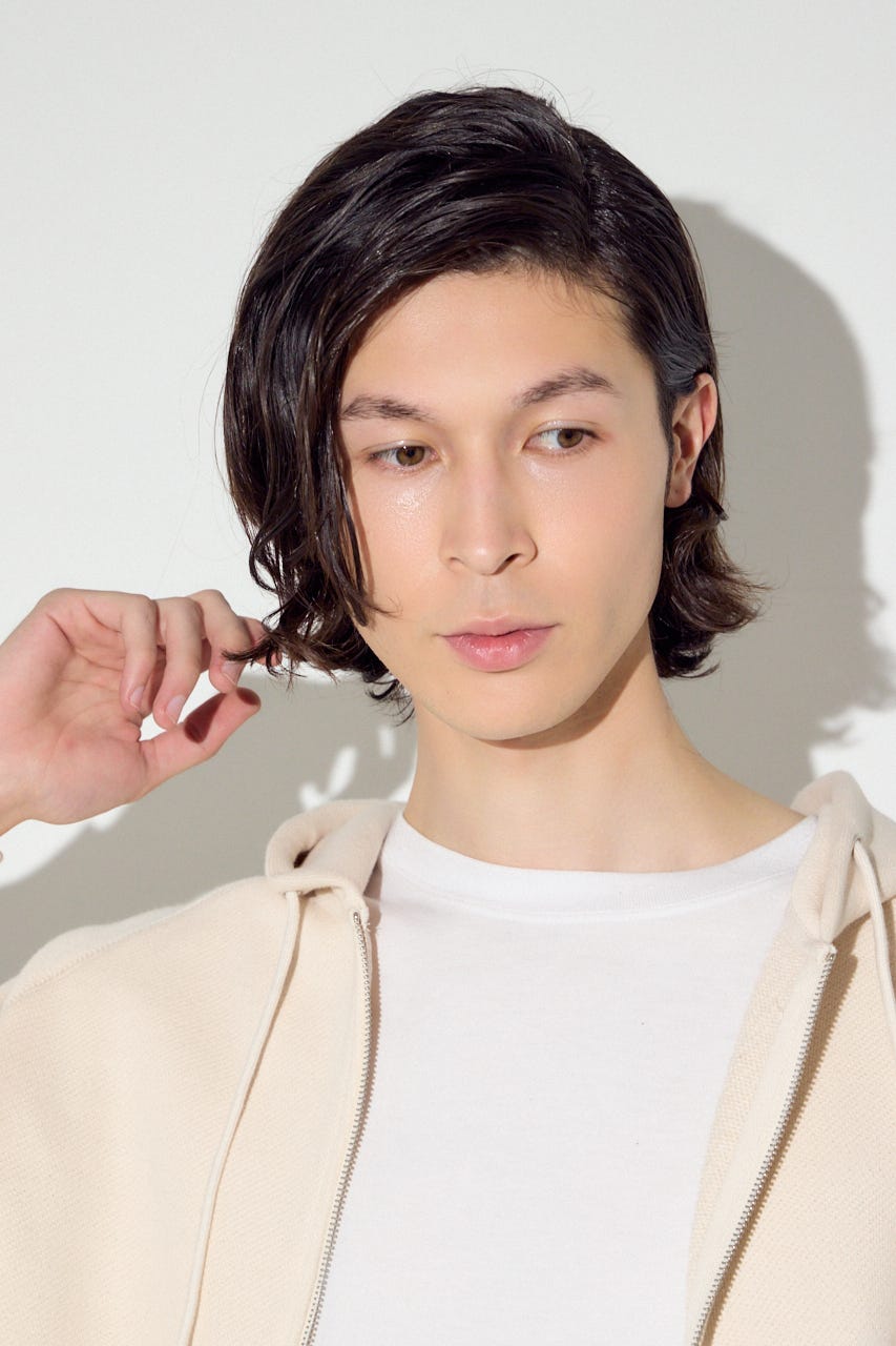 裏毛ジップアップパーカー IVOY L