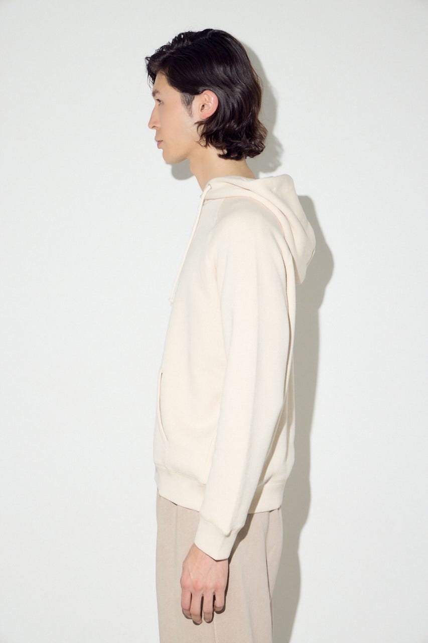 裏毛ジップアップパーカー IVOY L