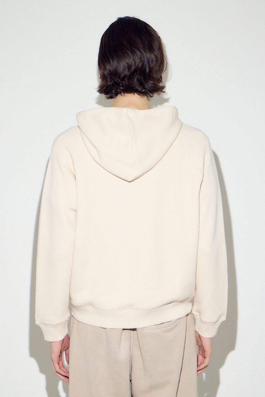 裏毛ジップアップパーカー IVOY L