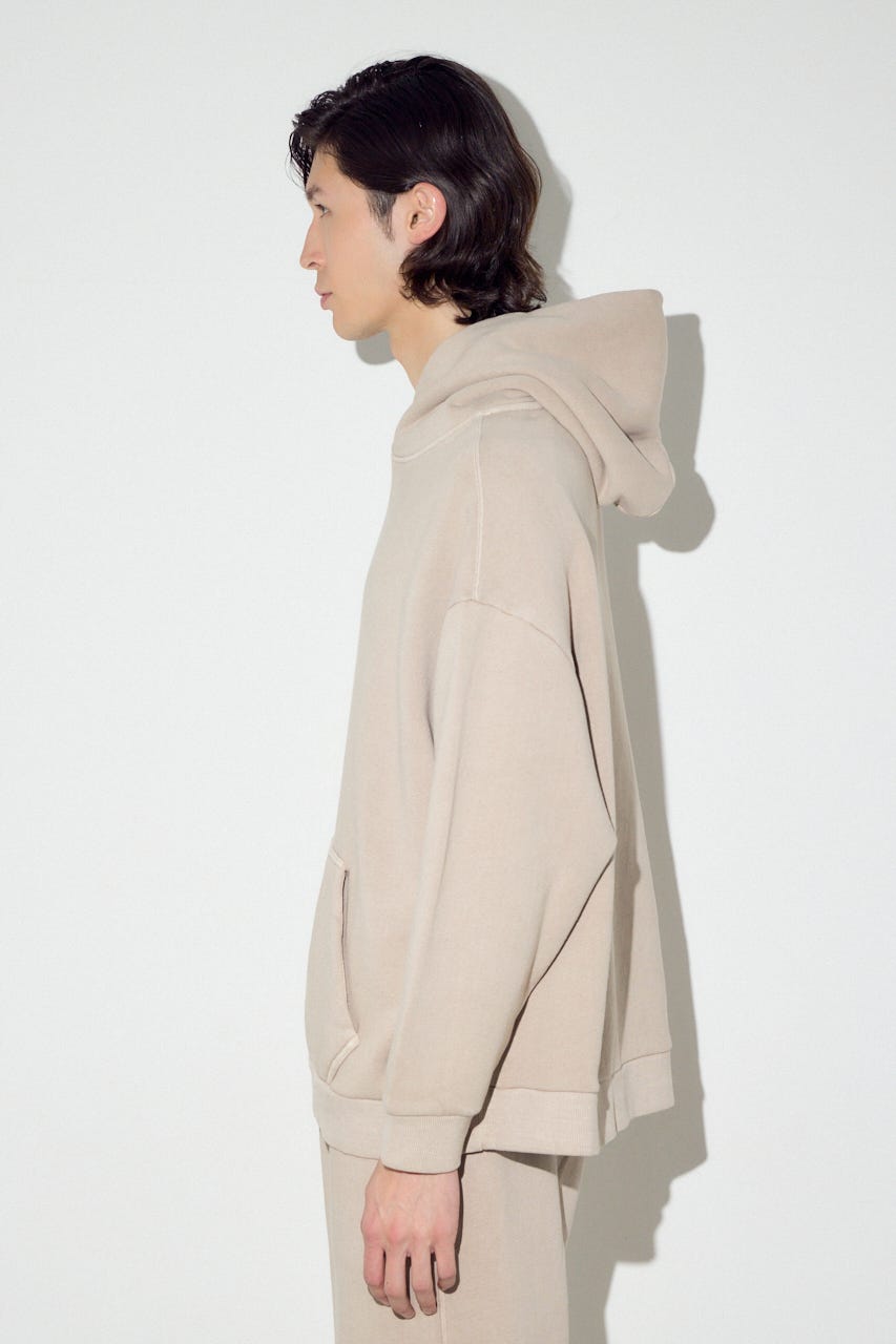 裏起毛ワイドフーディー L/BEG S