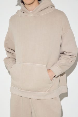 裏起毛ワイドフーディー