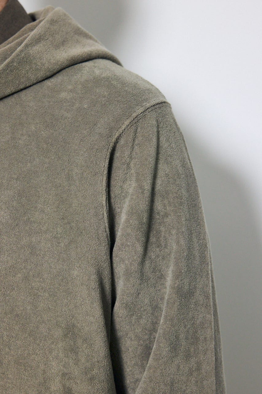 ソフトパイルジップアップフーディー KHA M