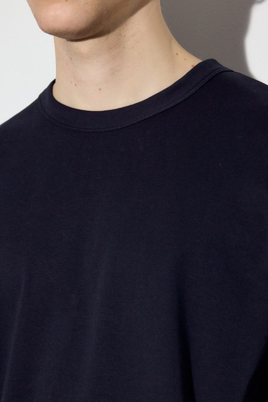 プレミアムコットンベーシック半袖Tシャツ BLK S