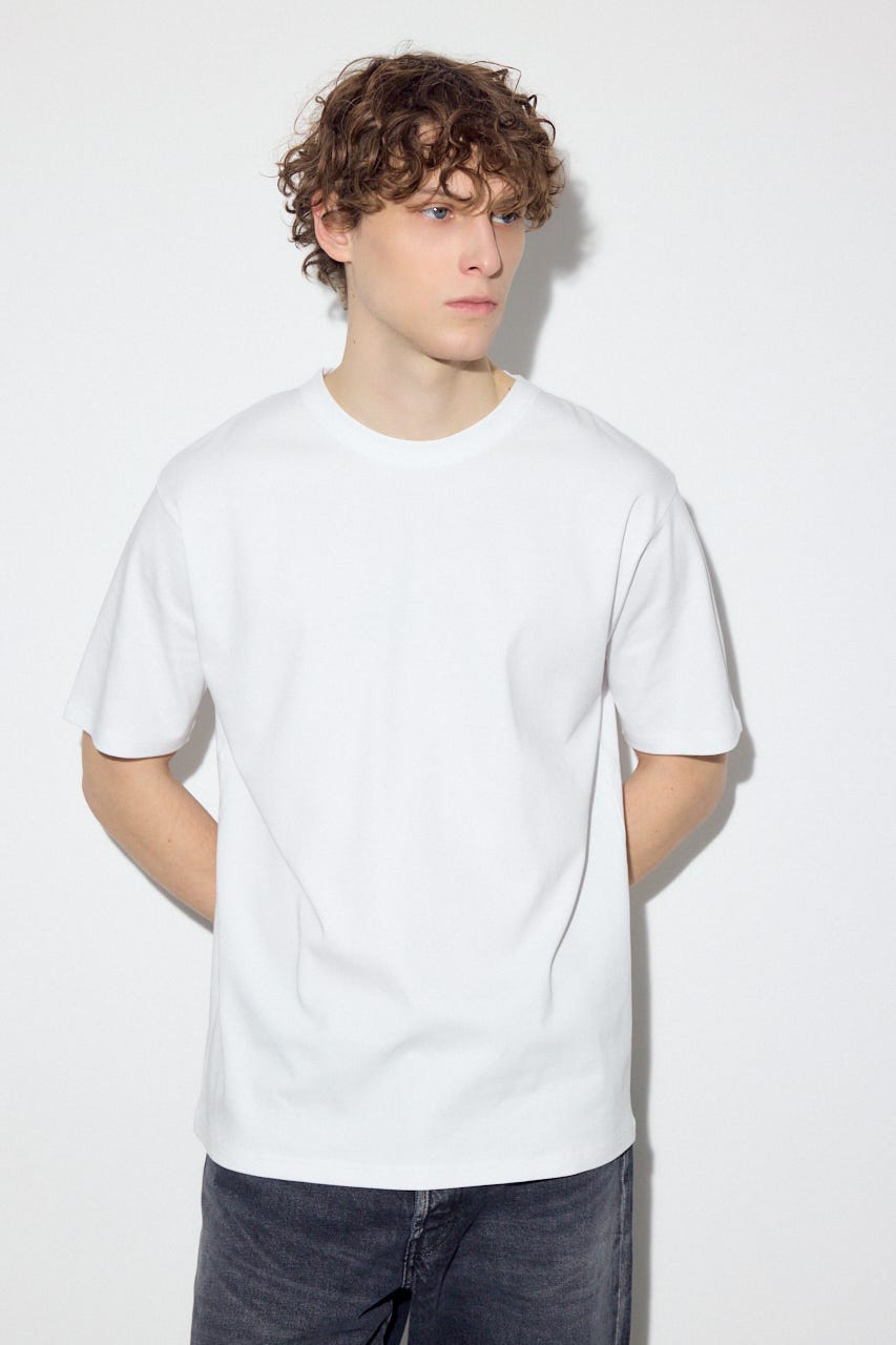 プレミアムコットンベーシック半袖Tシャツ O/WHT S