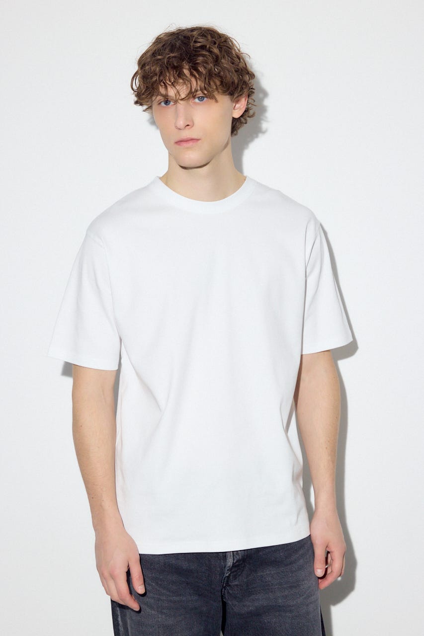 プレミアムコットンベーシック半袖Tシャツ O/WHT S