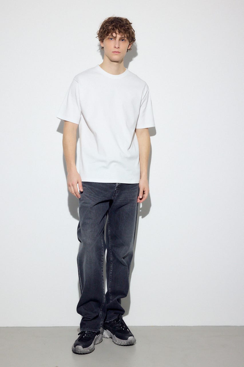 プレミアムコットンベーシック半袖Tシャツ O/WHT S