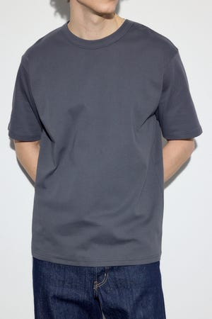 プレミアムコットンベーシック半袖Tシャツ