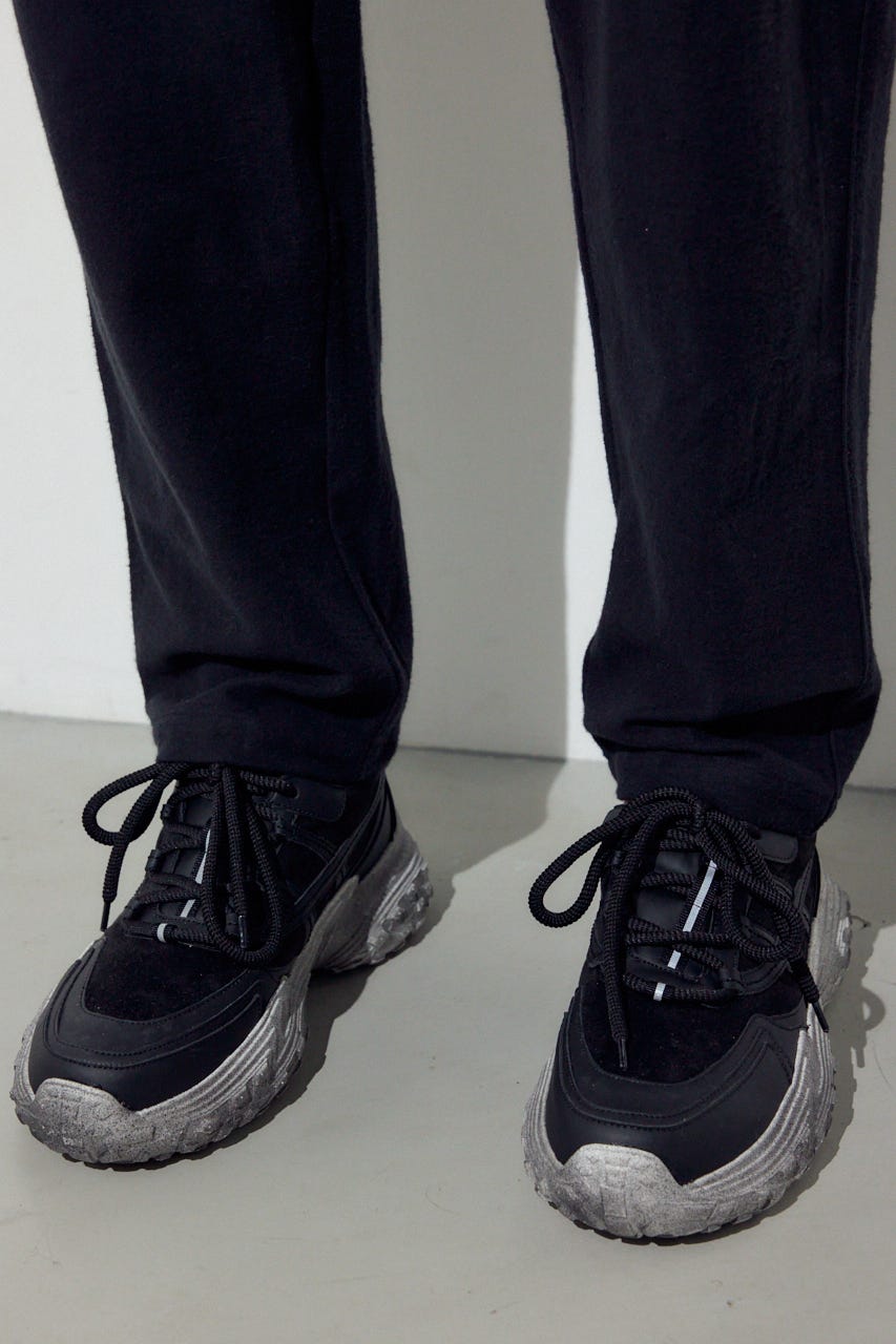 【SS先行アイテム】リラックスソフトタッチパンツ BLK L