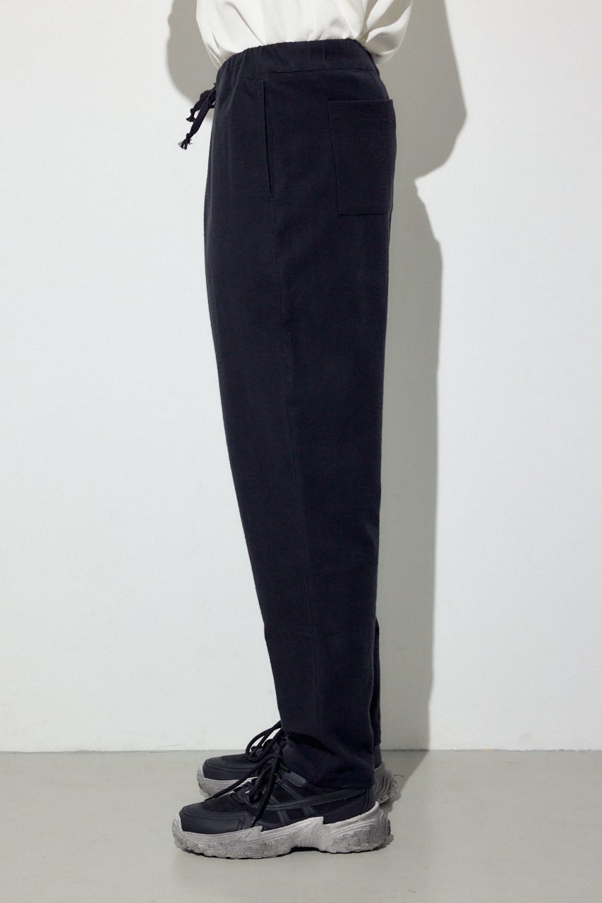 【SS先行アイテム】リラックスソフトタッチパンツ BLK L