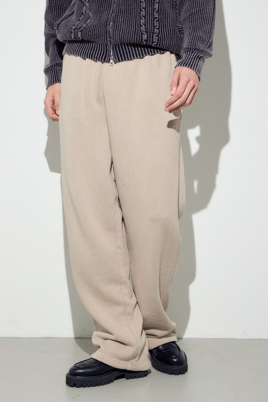 裏起毛リラックスパンツ L/BEG L