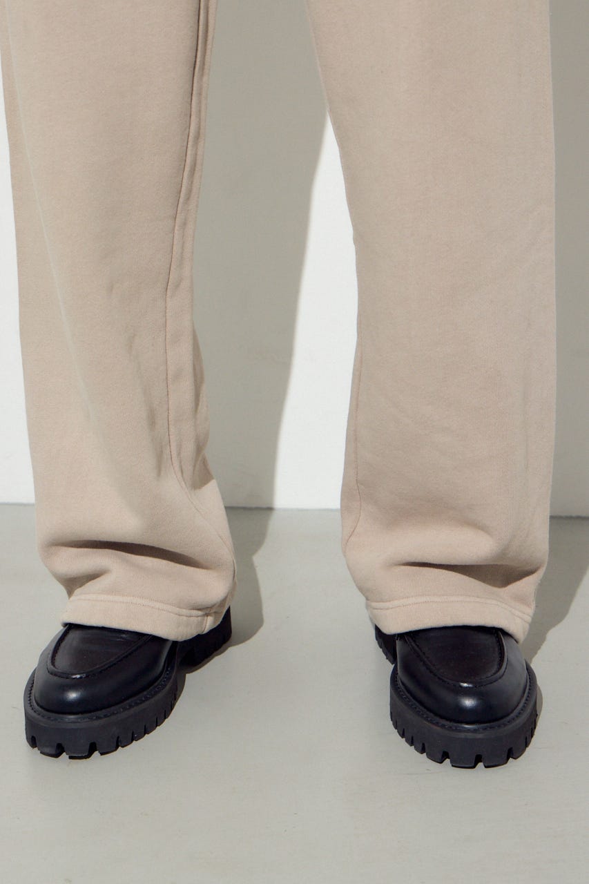 裏起毛リラックスパンツ L/BEG L