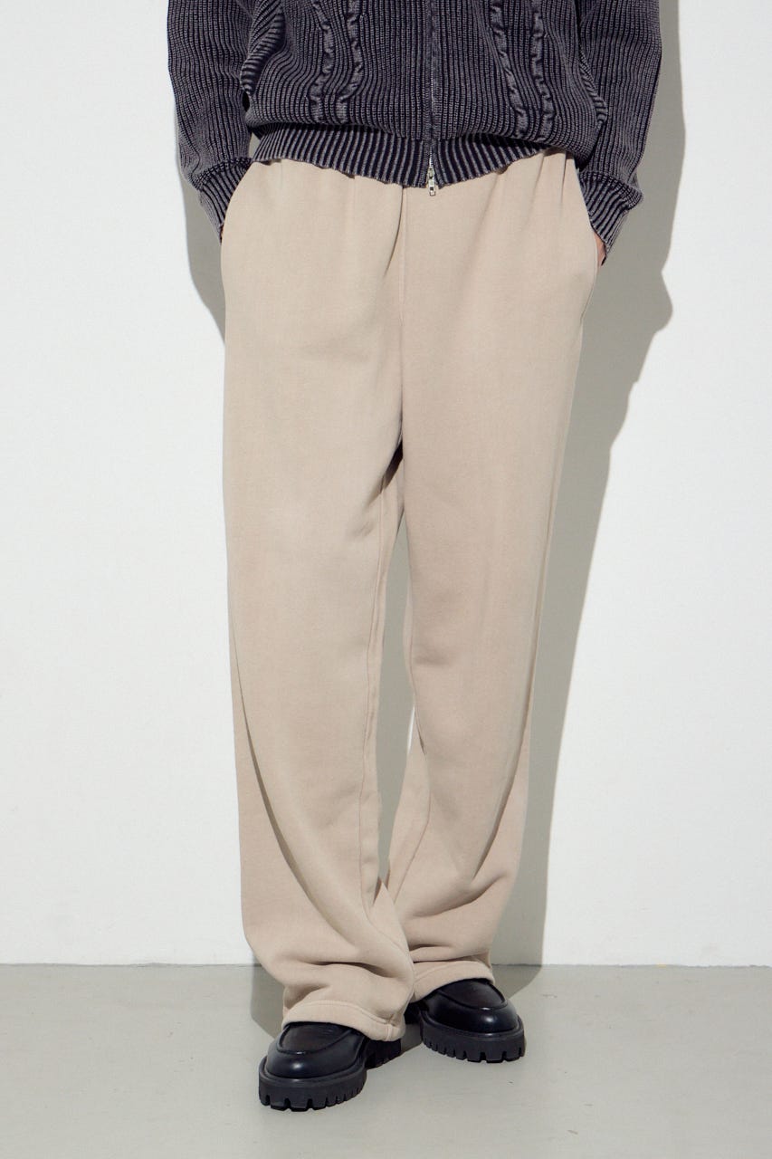 裏起毛リラックスパンツ L/BEG L