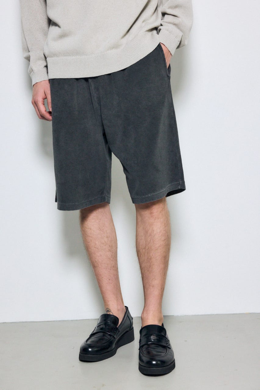 パイルショートパンツ L/BLK XL