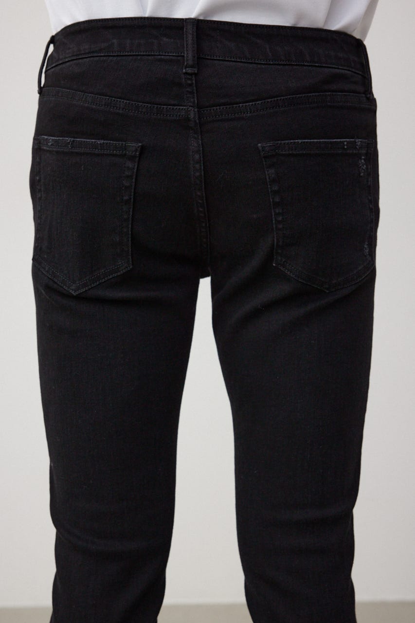 AZUL DENIM リペアスキニー BLK S