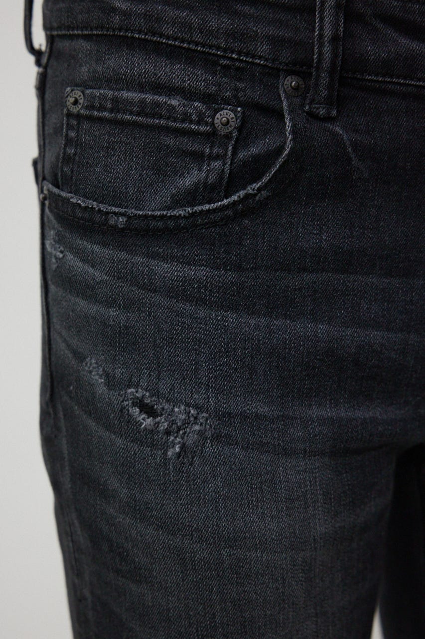 AZUL DENIM リペアスキニー L/BLK M