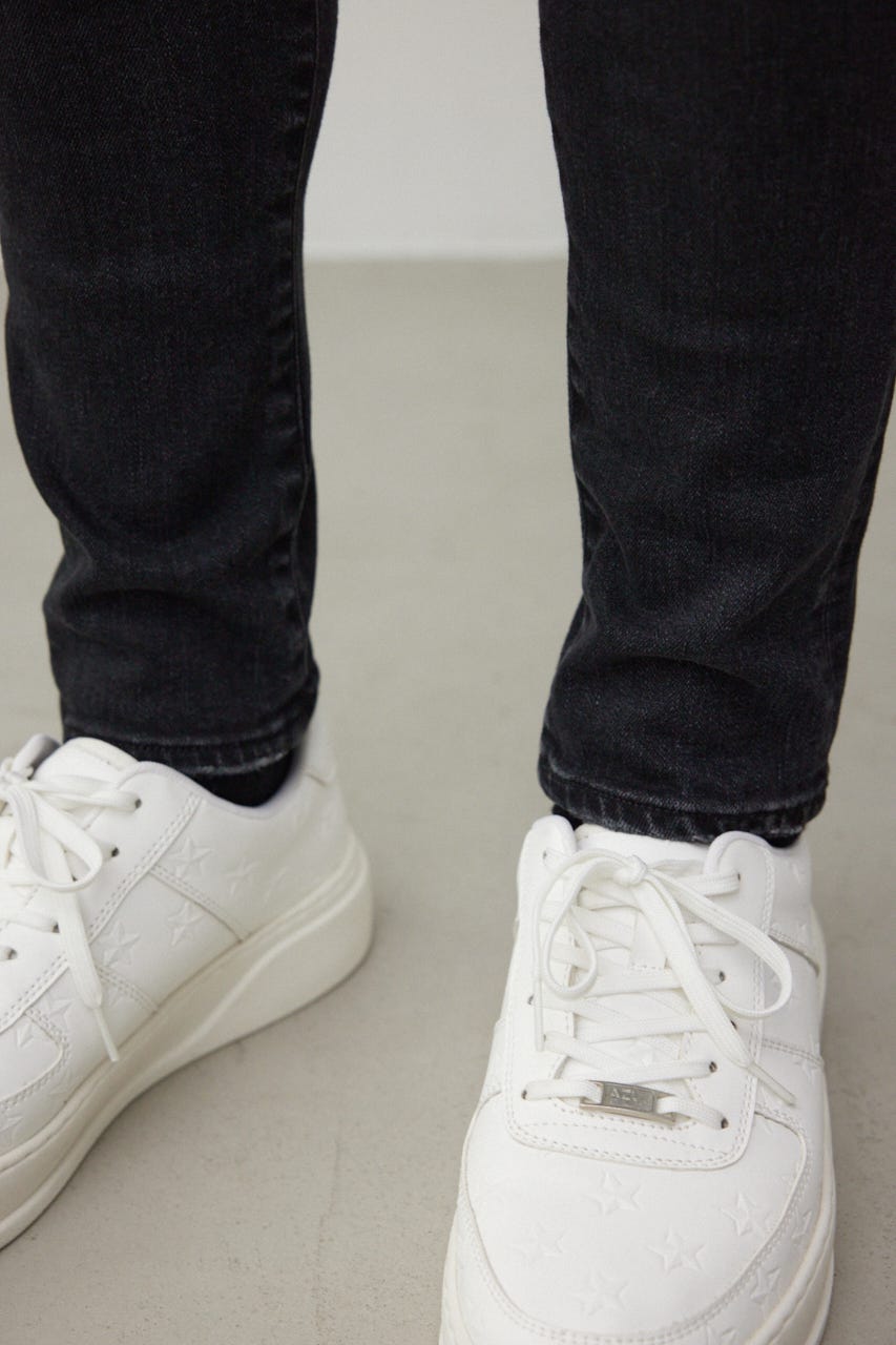 AZUL DENIM リペアスキニー L/BLK M