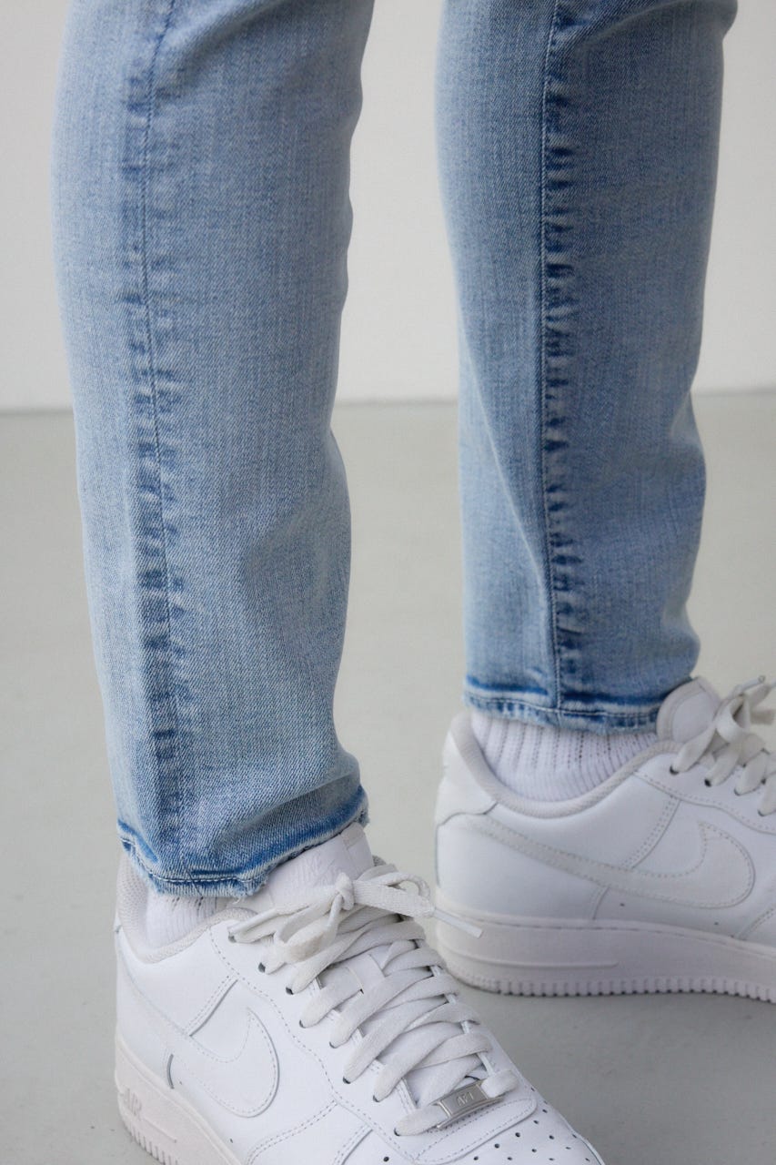 AZUL DENIM リペアスキニー L/BLU XS