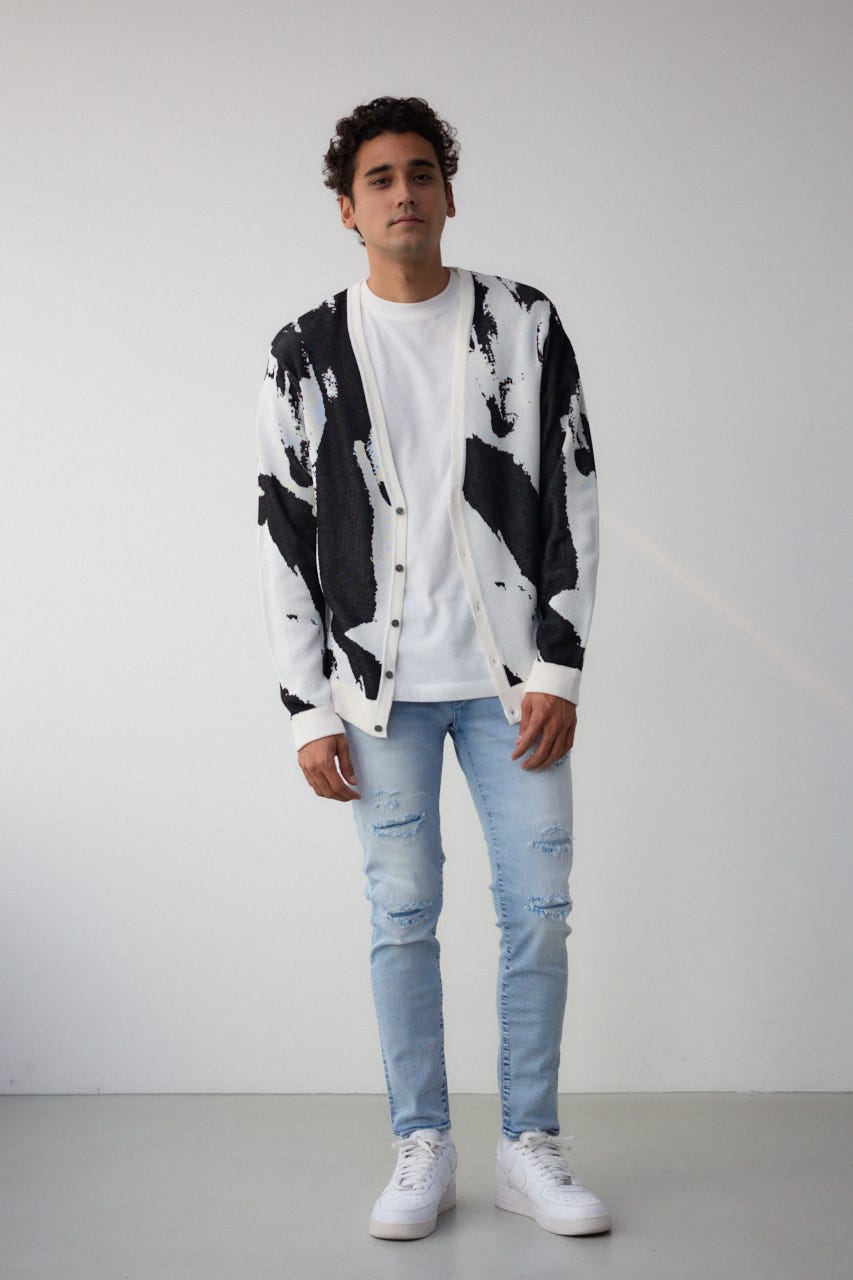 AZUL DENIM リペアスキニー L/BLU XS