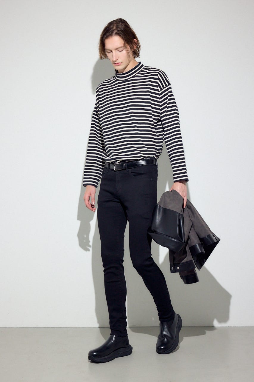 AZUL DENIM スキニー BLK L